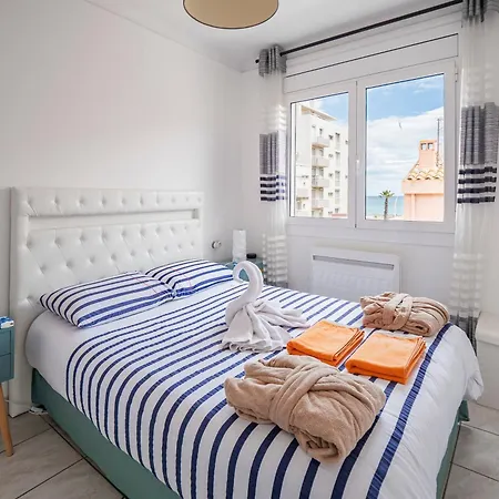 T3 Vue Mer Clim Wifi Parking Canet-en-Roussillon Exterior photo